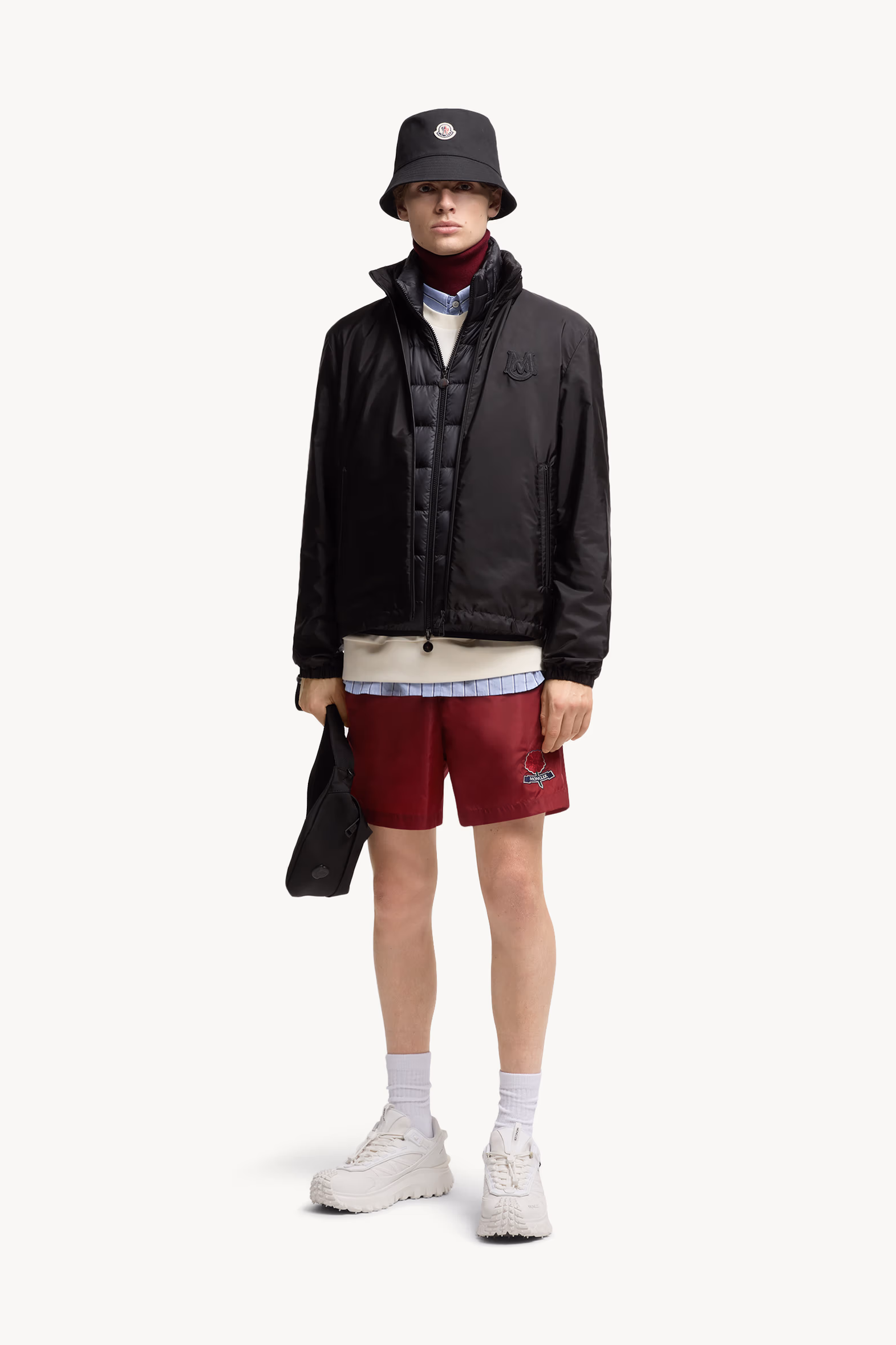 Ouge Jacket Men Black Moncler 0